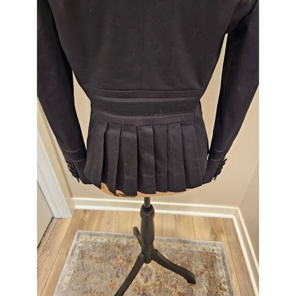 LOFT Military Style Black Blazer Size 8 - Picture 6 of 7